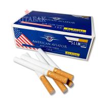 Гильзы для табака "American Aviator Slim Orange White Gold Line XL" 7/24мм