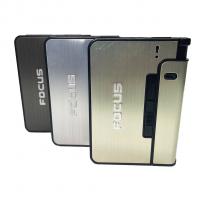 Портсигар для сигарет Focus с зажигалкой