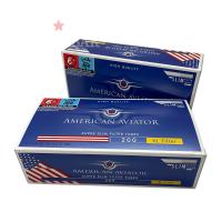 Гильзы для табака "American Aviator Super Slim XL 6/24мм" 200шт