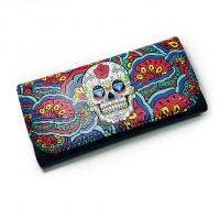 Кисет для табака, иск кожа, с черепом