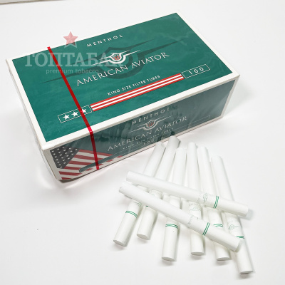 Гильзы для табака "American Aviator Menthol Filter 8.1/15мм" 100шт