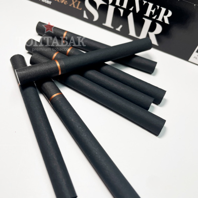 Гильзы для табака "SILVER STAR King Size Carbon 84/24/8,1мм" Black XL 200