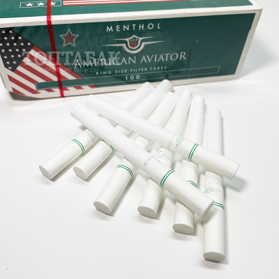 Гильзы для табака "American Aviator Menthol Filter 8.1/15мм" 100шт