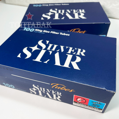 Гильзы для табака "SILVER STAR filter 84мм/15мм/8,1мм" (100)